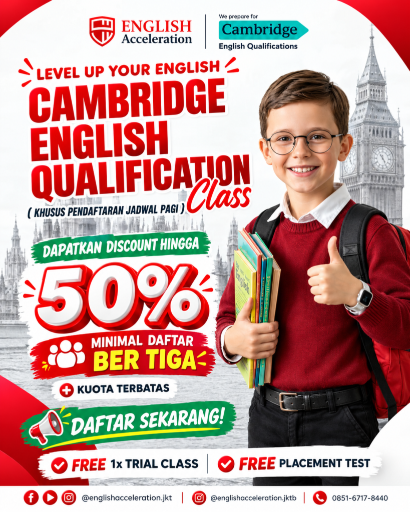 Cambridge English Promotion with Big Ben