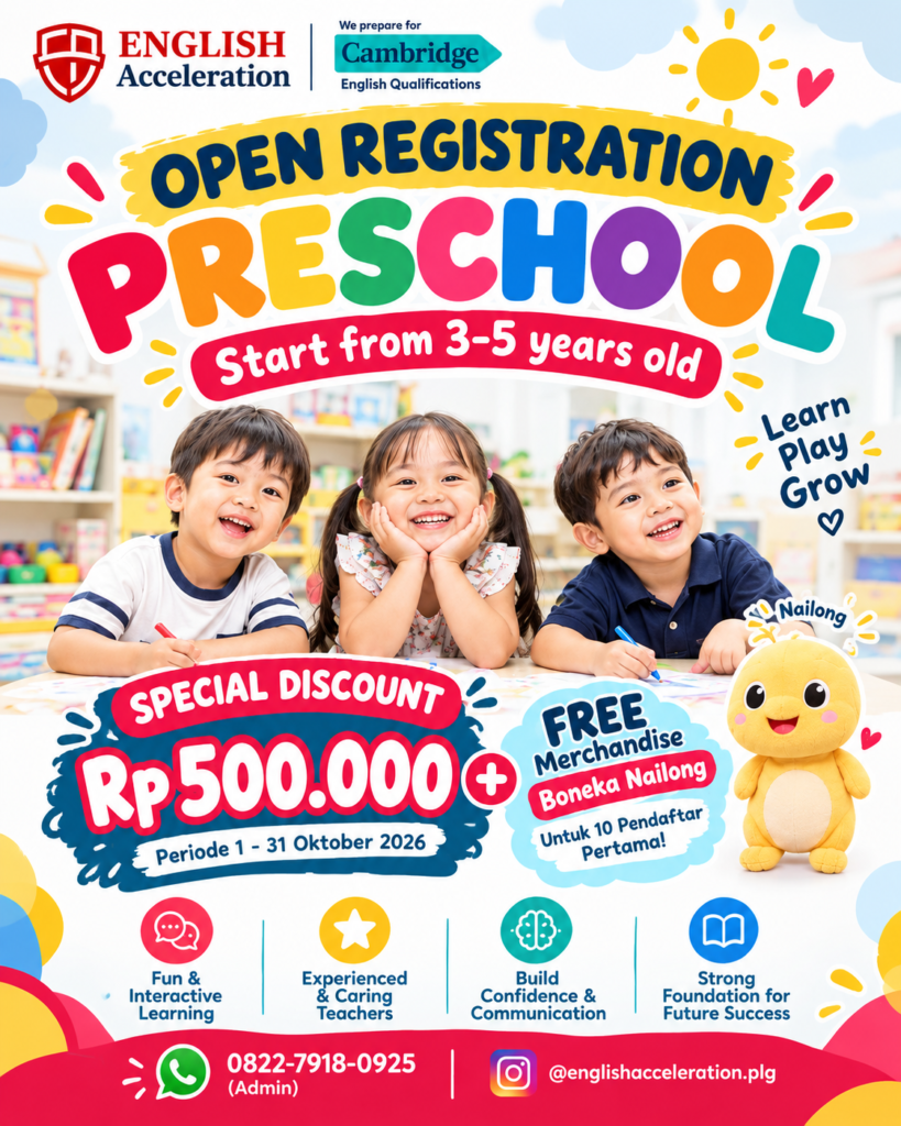 Colorful Preschool Registration Poster