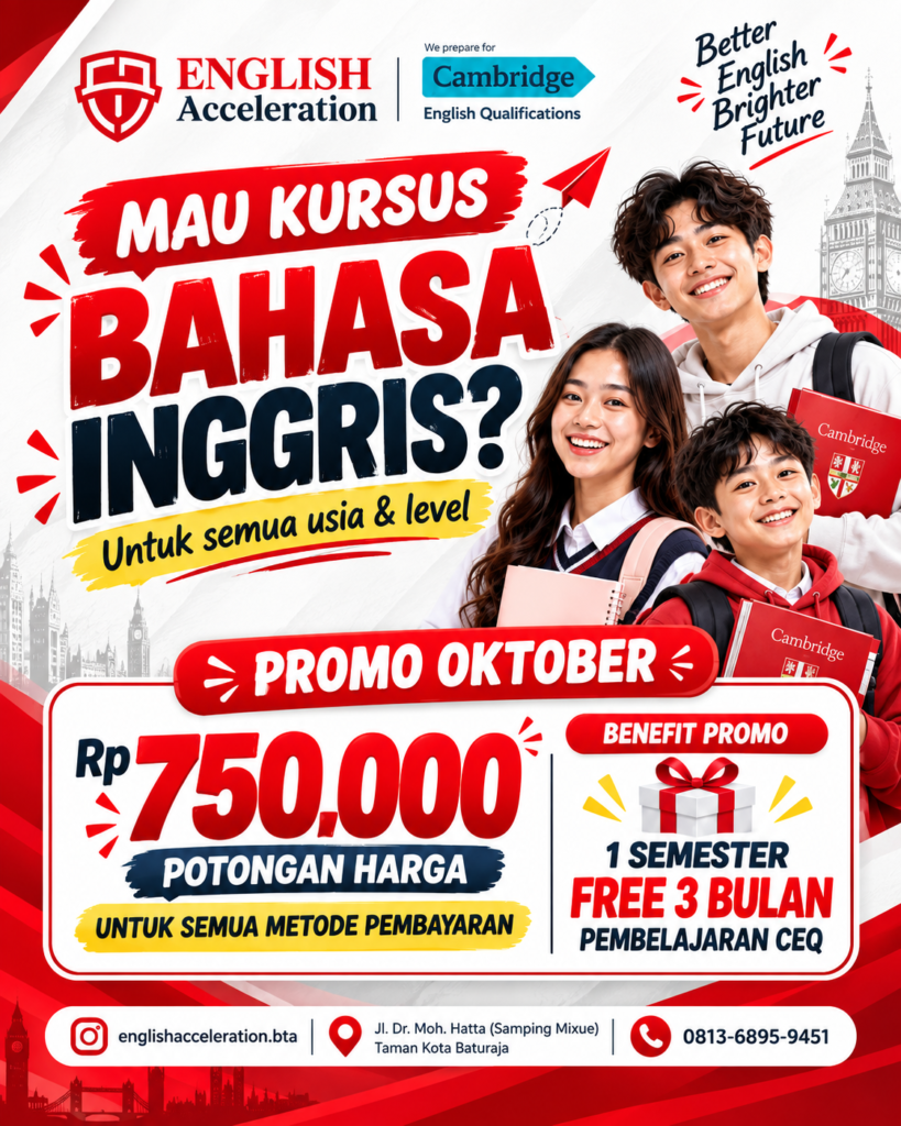 English Acceleration Course Promo